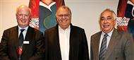 Dr Peter Coolbear, Sir Wira Gardiner, Leith Comer