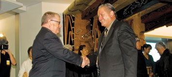 Tony Frankham and Kingi Tuheitia
