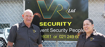 VR Security sign