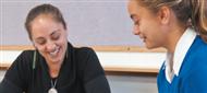 Teacher and student