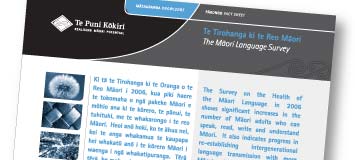 Maori Language Survey