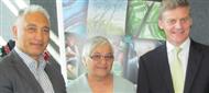 Minister for Whānau Ora Hon Tariana Turia, Deputy Prime Minister Bill English, Alfred Ngaro Pacific Leader and List MP