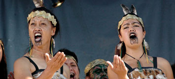 Kapa haka singers