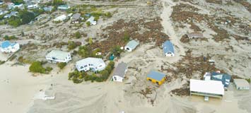 Flooded area