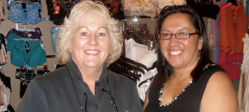 Paula Wade and Keria Ponga