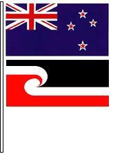 New Zealand and Māori flags New Zealand and Māori flags