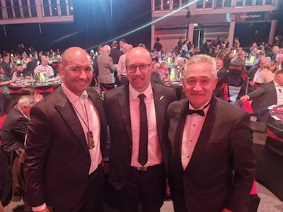 L-R Māori Development Minister Tama Potaka, Dion Tuuta, incoming Secretary for Māori Development, Dave Samuels, Secretary for Māori Development